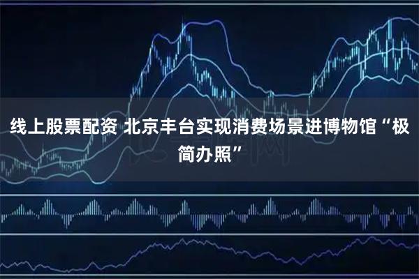 线上股票配资 北京丰台实现消费场景进博物馆“极简办照”